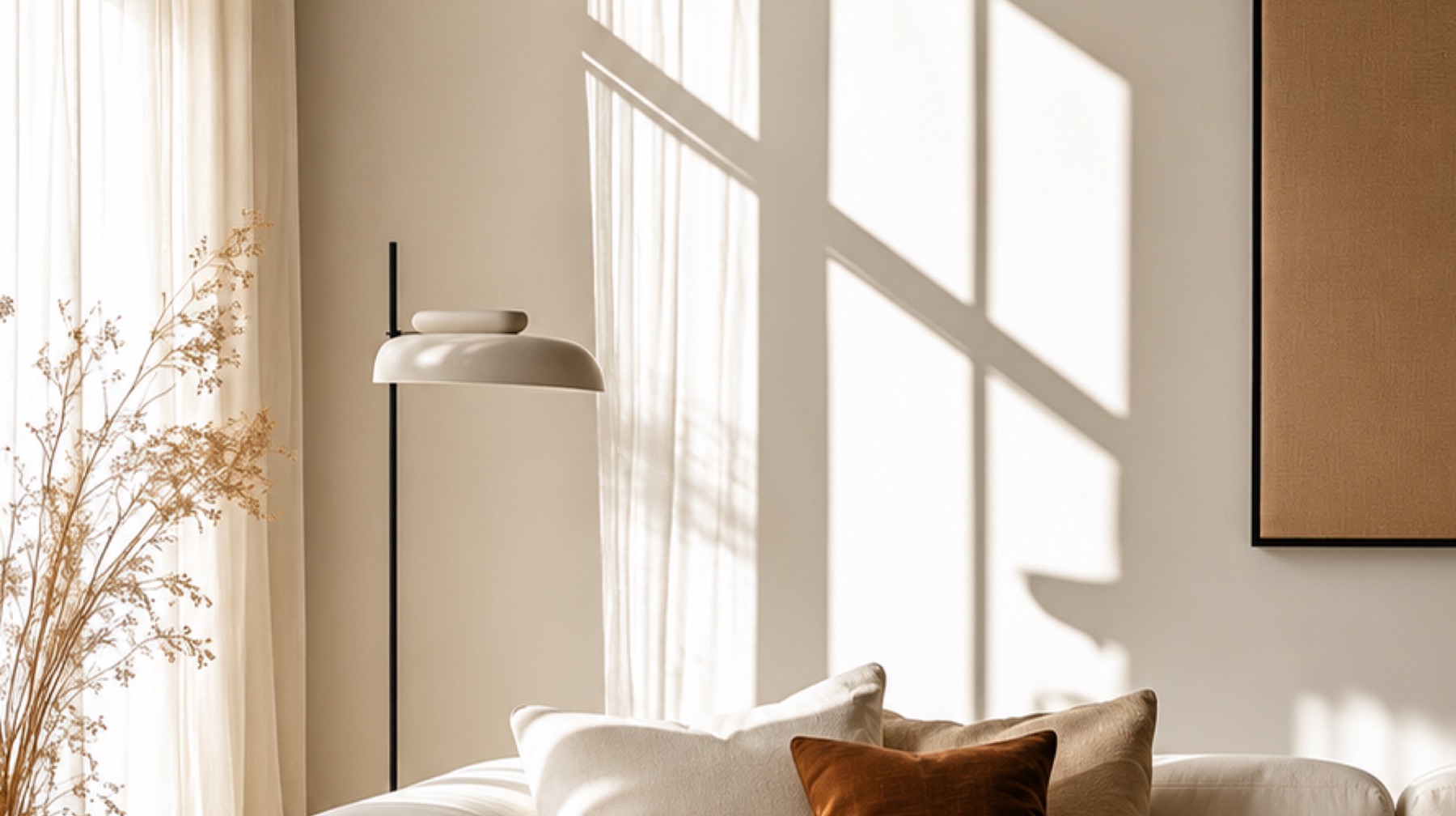 Cream Court living space